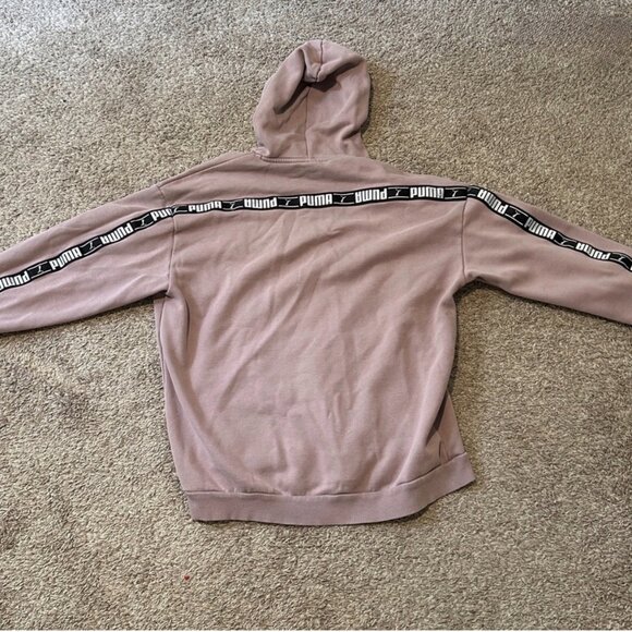 Puma Dusty Pink Hoodie with Logo Accents - Picture 2 of 3